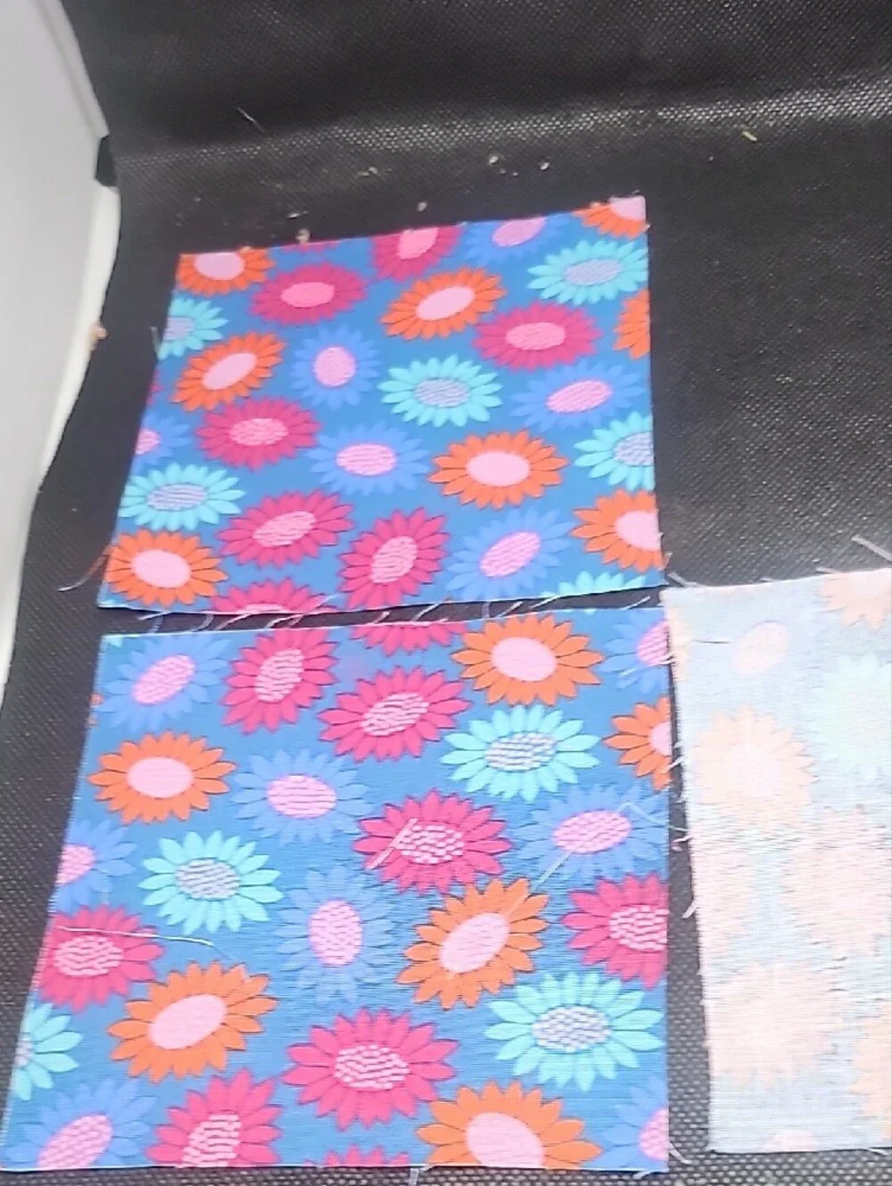 3 4.75 inch precut cotton fabric squares